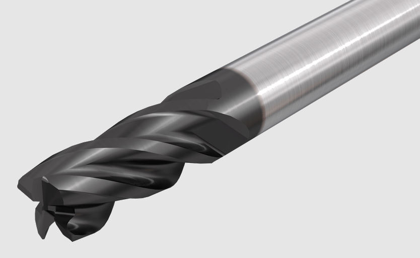 12mm 4 Flute (.75mm R) Carbide End Mill TX - SGS 46861