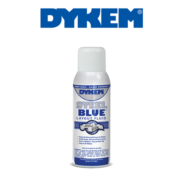 Steel Blue Layout Fluid Spray (12oz) - Dykem 80000