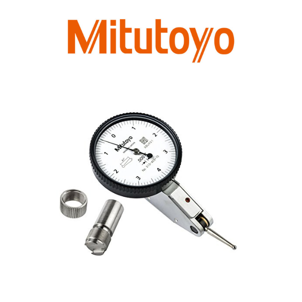 0.008" x 0.0001" 0-4-0 Horizontal Dial Test Indicator - Mitutoyo 513-403-10E