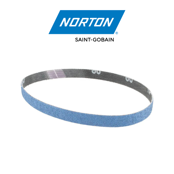1/2" x 24" 120 Grit Zirconia Sanding Belt - Norton 28565