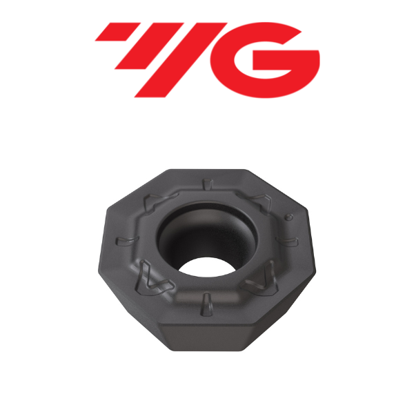 ODMT0605 Milling Kit - 2-1/2" 43° Face Mill w/ 10 Inserts - YG-1 KIT F43-ODMT-D250Z5