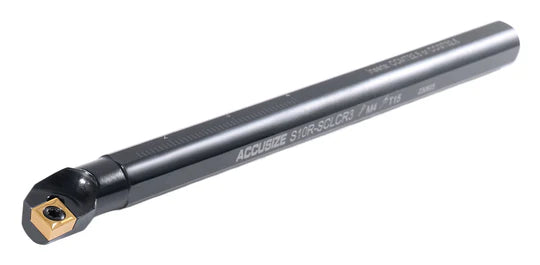 S08Q-SCLCR3 (1/2") Indexable Boring Bar - Accusize P252-S403