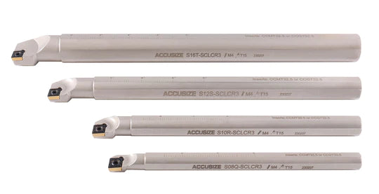 4pc SCLCR Boring Bar Set (with inserts) - Accusize P252-S416