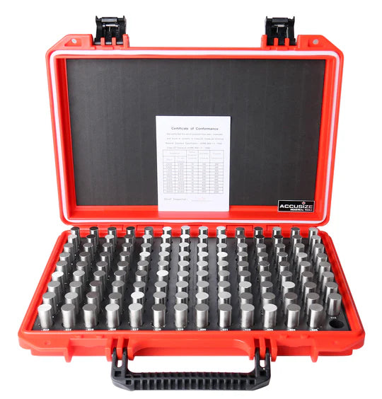 0.501"-0.625" Pin Gage Set (125pcs) - Accusize P3(+)