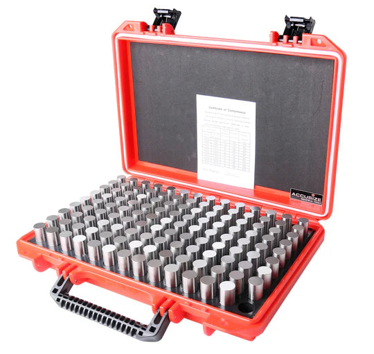 0.626" - 0.750" Pin Gage Set (125pcs) - Accusize P4(+)