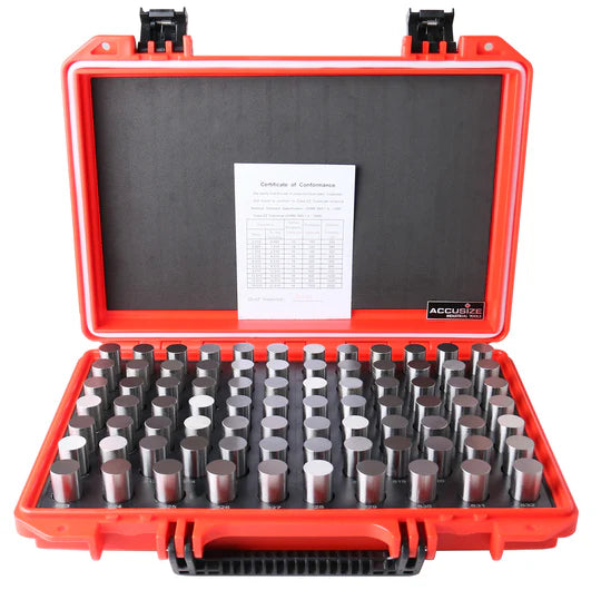 0.751" - 0.832" Pin Gage Set (82pcs) - Accusize P5(+)