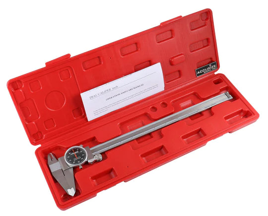 12" Dial Caliper Black Face - Accusize Pt#P920-B212