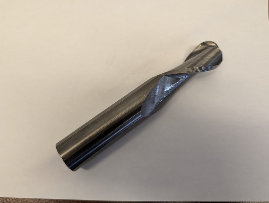 3/4" 2 Flute X/L Ballnose Carbide End Mill - USA 13317