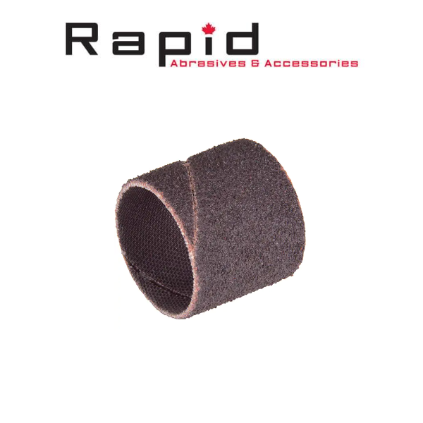 1" x 1" 80 Grit Spiral Band - Rapid Abrasives