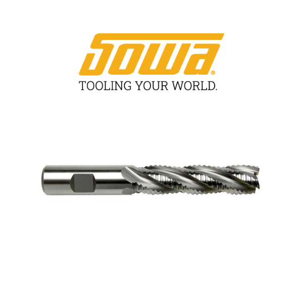 1" 5 Flute Long Length Roughing End Mill HSSCo - Sowa 103925