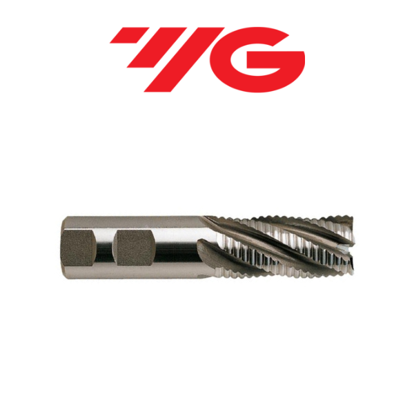 1/2" 4 Flute Center Cutting Roughing End Mill HSSCo - YG-1 64321