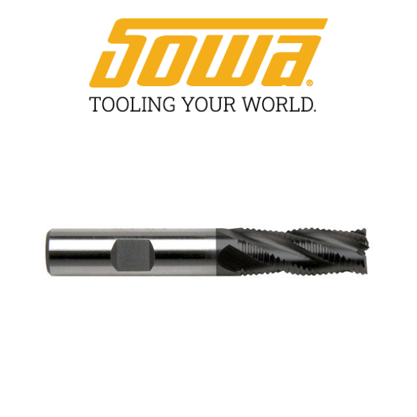 5/8" 4 Flute Fine Pitch Roughing End Mill HSCo TiAIN - Sowa 104212