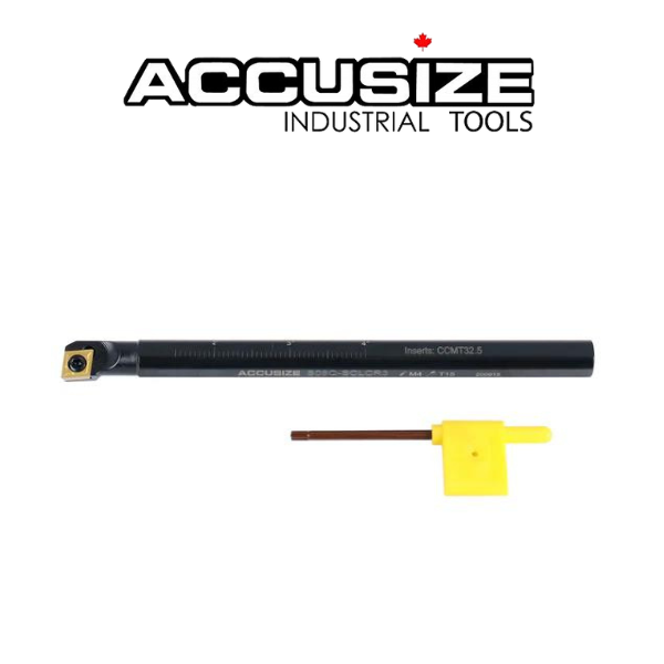 S08Q-SCLCR3 (1/2") Indexable Boring Bar - Accusize P252-S403