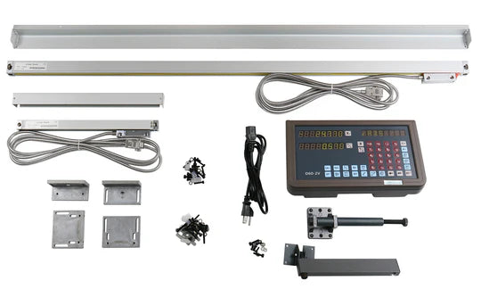 12x36" 2-Axis DRO Lathe Package - Accusize SIN3-2002