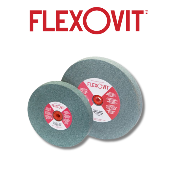 8" x 1" x 1-1/4" T1 GC60 Silicon Carbide Grinding Wheel - Flexovit U5150