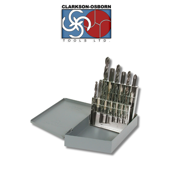 #6-32 to 1/2-13 UNC Tap & Drill Set (18 Pc) - Clarkson Osborn DR06990