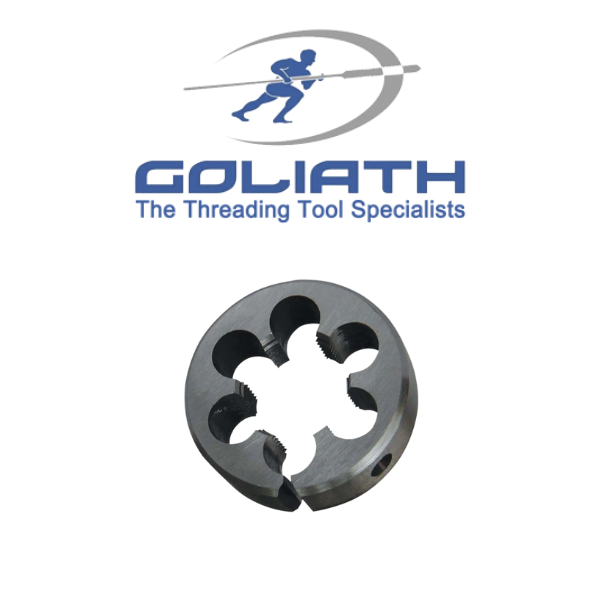 M24 x 2" HSS Round Threading Die - Goliath Tooling