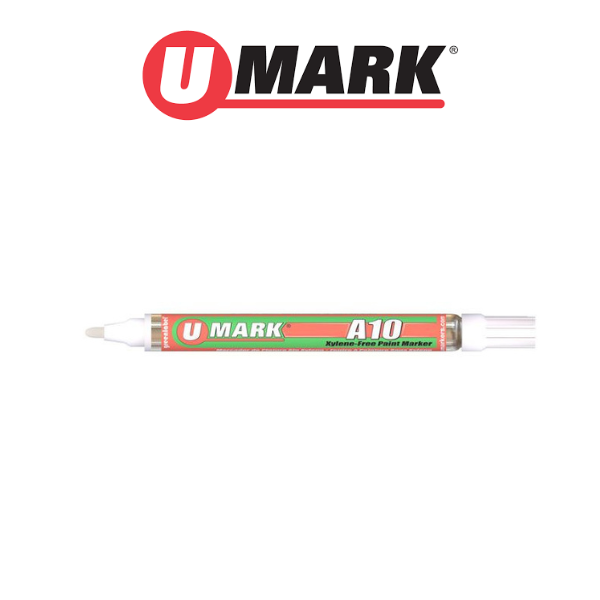 White Paint Marker A10 - Xylene-Free - UMark 10105