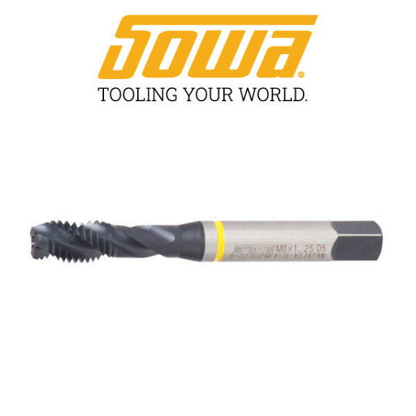 1-1/8-12 Spiral Flute Tap HSS - Sowa 123472