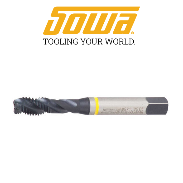 1/2-13 Spiral Flute Tap HSS - Sowa 123380