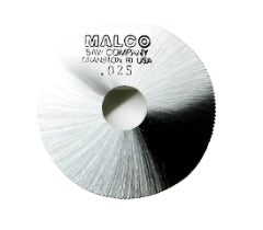 4" x .025" x 1" Slitting Saw HSS - Malco Saw Company