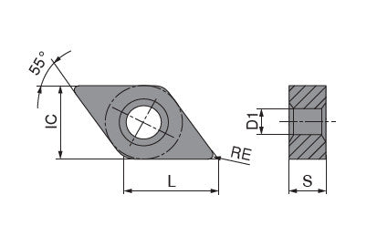 DNMG432EN-M70 CTCP125-P Carbide Turning Insert - Ceratizit 14583072