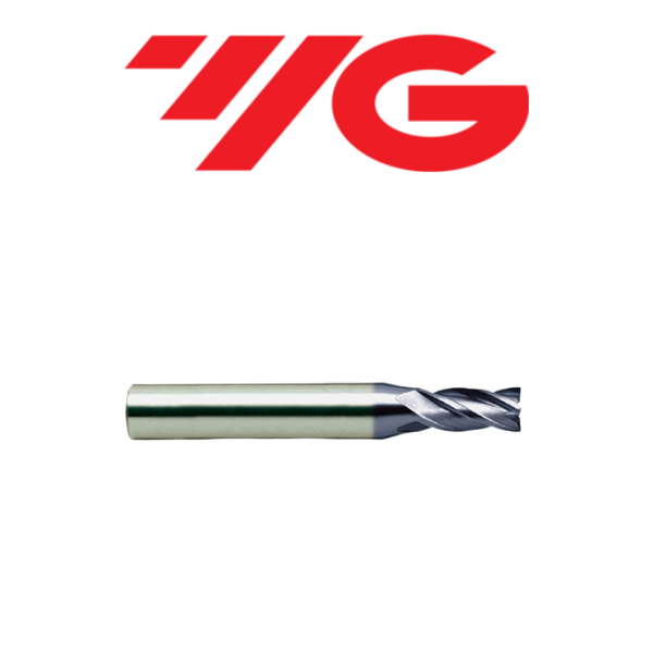 9/64" 4 Flute Carbide End Mill TiAIN F - YG-1 07560TF