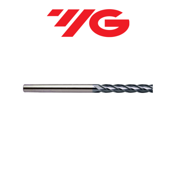 3/8" 4 Flute Extra Length Carbide End Mill TiAIN F - YG-1 55902TF