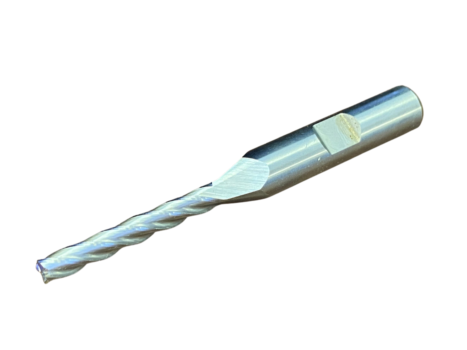 3/16" 4 Flute Long Series HSS End Mill - Morse (3/8" Shank)