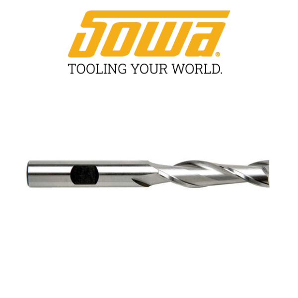 5/8" 2 Flute Long End Mill HSSCo - Sowa 103138