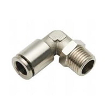 1/4" Tube x 1/8-27 NPT Nickel Plated Brass - MPL1/4-N01