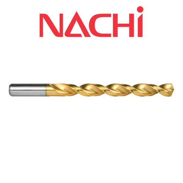 13/64" Parabolic Jobber Length Drill HSS TiN - Nachi 1021647
