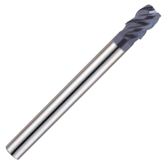 6.0mm 4 Flute Long Reach (0.5mm Rad) Carbide End Mill Tialn - USA