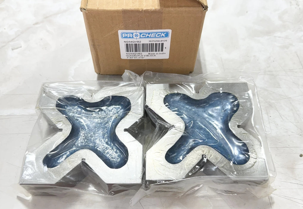 Quadruple V Block 3/4", 1-3/16", 1-9/16", 2"  Procheck