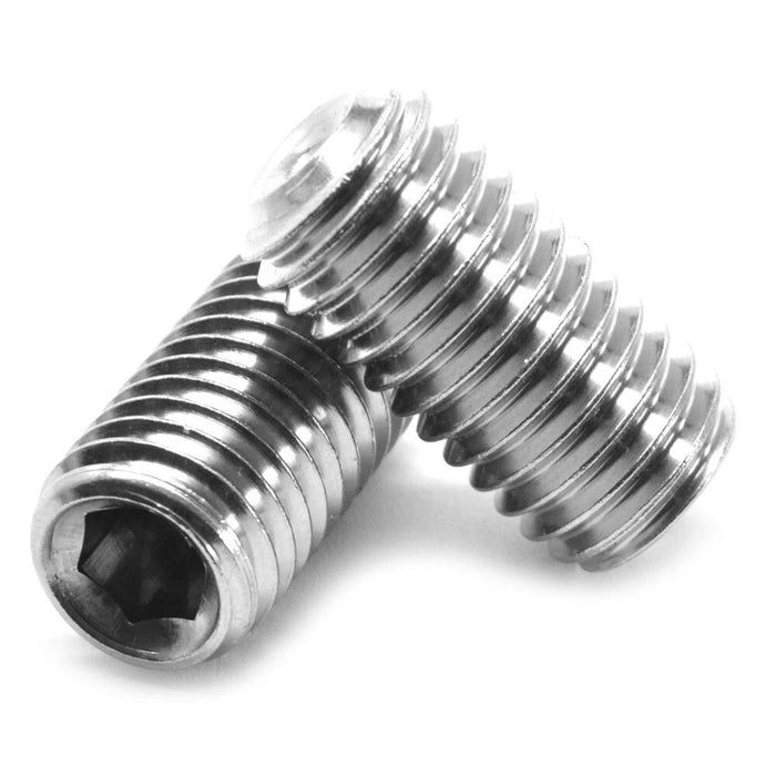 #8-32 x 3/4" Cup Point Socket Set Screw Stainless Steel