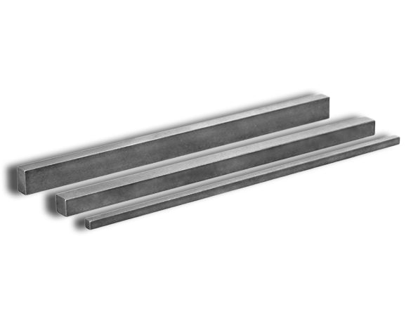 7/16" x 7/16" x 12" Zinc Plated Key Stock - Precision Brand 14350