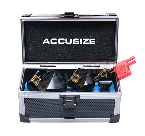 82 Degree Indexable Countersink Set (3pc) - Accusize 0046-0982