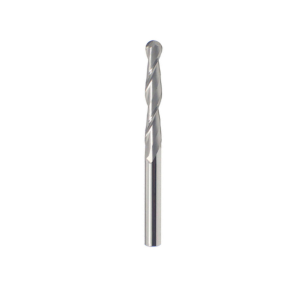 1/2" 2 Flute X/L Ballnose Carbide End Mill - USA