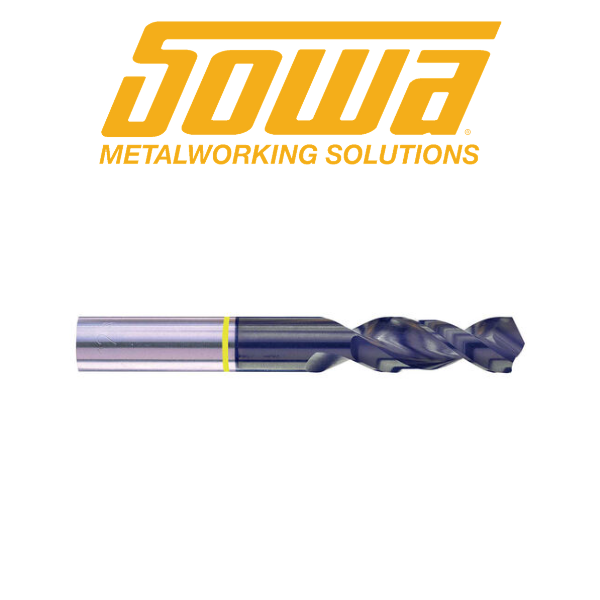 1/2" Parabolic Stub Length Drill HSSco TiALN Coated - Sowa 134752