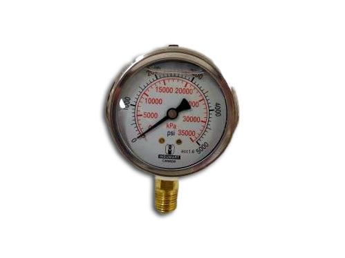 0-2000psi/kPa x 1/4MNPT Fluid Filled Pressure Gauge DP820
