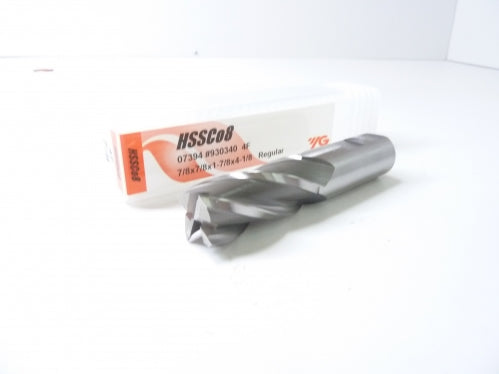 7/8" 4 Flute End Mill HSSCo - YG-1