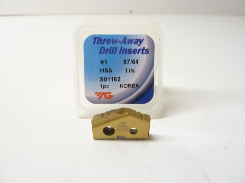 57/64" Spade Drill Insert HSS TiN - YG-1 S01162