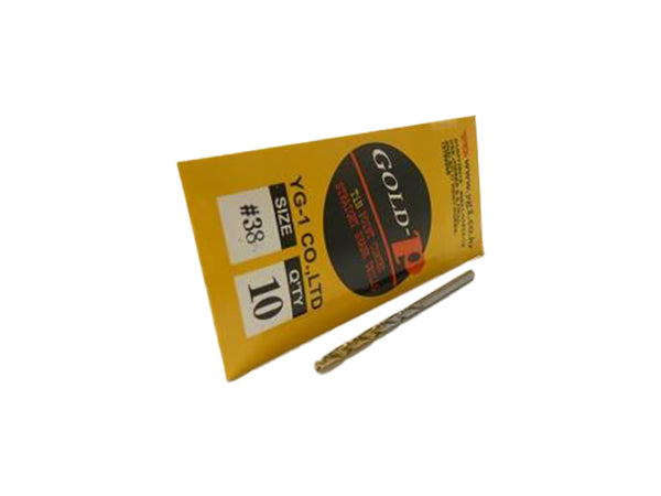 #38 Jobber Drill HSS TiN -YG-1 D1GP138219