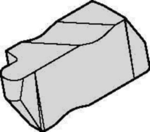 NR4125R TN6025 Top Notch Grooving Insert - Widia