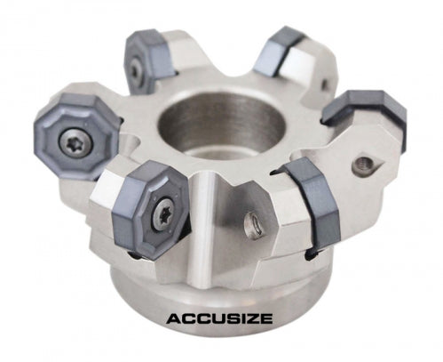 3" 45 Degree Octagonal Indexable Face Mill - Accusize 3300-1629