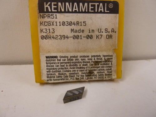 NPR51 K313 Insert - Kennametal