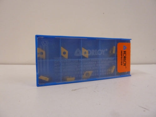 DCMT21.50.5-HMP NC3030 Insert - Korloy 2105286 (Steel & Stainless Steel Grade)