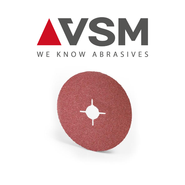 4-1/2" x 7/8" x 80 Grit Fiber Sanding Disc XF760 - VSM