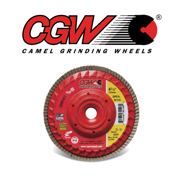 4-1/2 x 5/8-11 60G Zirconia Flap Disc - CGW 30144 — Cutting Tool Pickers