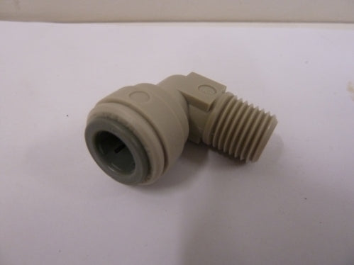 3/8" Hose OD x 1/4 NPT Rigid Fix 90 Degree Elbow - D6069F-6B